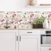 Küchenrückwand UN Designs - Vintageblüten 