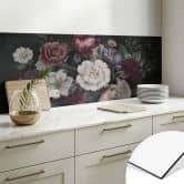 Küchenrückwand Blumen Stillleben im Redouté-Stil - Bloomery Decor 