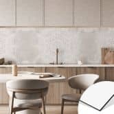 Keukenachterwand Zachte mandala op grijs-beige - Bloomery Decor 