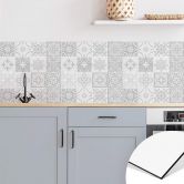 Küchenrückwand Ornamente - Betonoptik 03 
