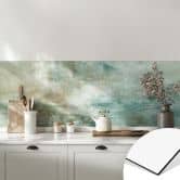 Küchenrückwand Salbeigrünes Nebellicht - Schmucker 120x50 cm