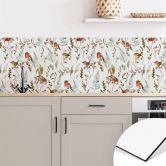 Küchenrückwand Spatzen und Rotkehlchen - UN Designs 
