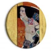 Rundes Leinwandbild Klimt - Judith II 