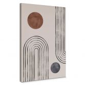 Tableau sur toile 1X Studio - Arcs et pois 
