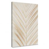 Leinwandbild 1X Studio - Goldenes Palmblatt 