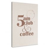 Leinwandbild 5 am Club & Coffee 