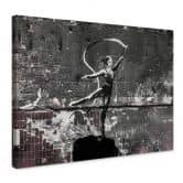 Tableau sur toile Banksy à Ukrain - Danseuse acrobatique 