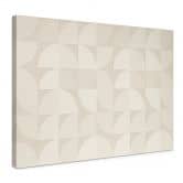 Leinwandbild Halbkreise im Retro-Stil - Bloomery Decor 