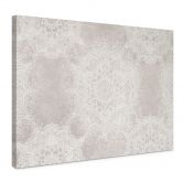 Canvasbillede Blød mandala på grå-beige - Bloomery Decor 