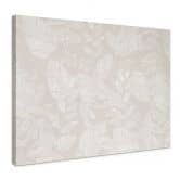 Canvasbillede tropiske blade beige - Bloomery Decor 