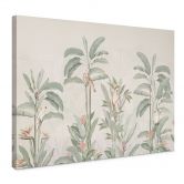 Leinwandbild Tropischer Wald mit Kakadus - Bloomery Decor 