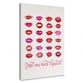 Leinwandbild Rote Lippen - Blursbyai - Just one more lipstick 