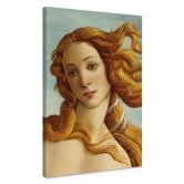 Leinwandbild Portrait der Venus - Inspiriert von Botticelli 