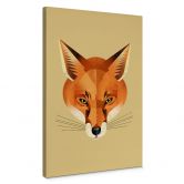 Leinwandbild Fuchs - Braun 