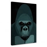 Canvas Gorilla - Braun 