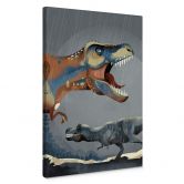 Leinwandbild Braun - T-Rex 