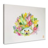 Leinwandbild Buttafly - Bunter Igel 