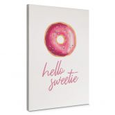 Leinwandbild Donuts - Hello Sweetie 