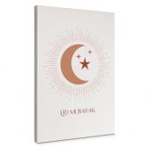 Leinwandbild Eid Mubarak Mondsichel 