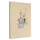 Leinwandbild Frida Floral Studio - Mokka Floral 