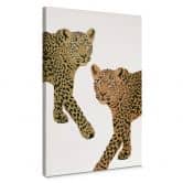 Leinwandbild Goed Blauw - Die Leoparden 