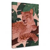 Leinwandbild Goed Blauw - Goldener Panther 