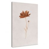 Leinwandbild Wildblume abstrakt - Goed Blauw 