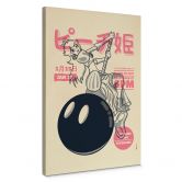 Leinwandbild Miley Peach - japanisch - Gomes 