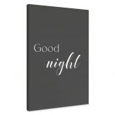 Leinwandbild Good night 