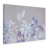Canvas  Blå akvarelplanter - Haase 