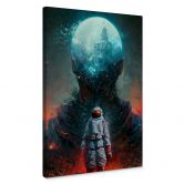 Canvas Heine - Astronaut op reis - Astro Cruise 