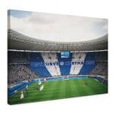 Canvasbillede Hertha BSC - Blå og hvid koreografi på det olympiske stadion 