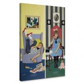 Leinwandbild Kurt Ard - Heute wie damals (1957) - 70x100 cm 