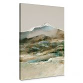 Leinwandbild Berge Abstrakt - Hobday 