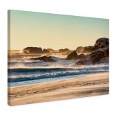 Leinwandbild Strandküste bei Sonnenaufgang in Afrika - Hugonnard 
