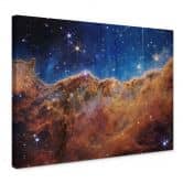 Leinwandbild James Webb Telescope - Carina Nebula 