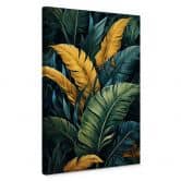 Canvas Farverige palmeblade - Jaszke 