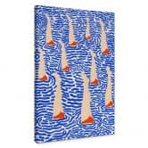 Canvas  Svømmer i poolen - Illustration - Jota de jai 