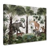 Leinwandbild Kikki Belle - Königreich der Tiere 