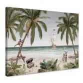 Leinwandbild Kikki Belle - Piratenbucht 