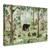 Leinwandbild Kikki Belle - Wald Suchbild 