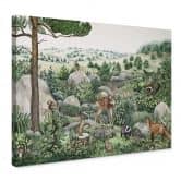 Leinwandbild Kikki Belle - Waldspaziergang 