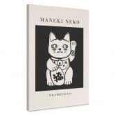 Leinwandbild Maneki Neko - Die Glückskatze - KsanaKalpa 