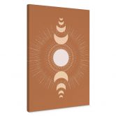 Leinwandbild Mondzyklen - Sonne und Mond im Einklang - KsanaKalpa 