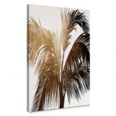Leinwandbild Kubistika - Goldener Sonnenschein 