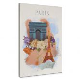 Leinwandbild Paris - Love your City 