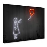 Canvas Mielu - Girl with a Balloon 