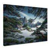 Leinwandbild Kiefernwald im Huang Shan Gebirge - NingYun Ye 
