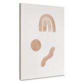 Leinwandbild Nouveauprints - Abstrakt in Sand 