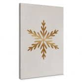 Canvas  Orara Studio - Golden Snowflakes 